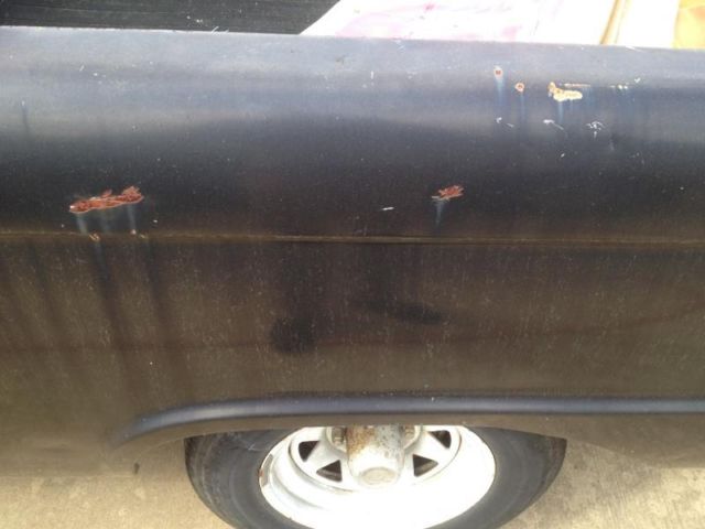 1966 Black Ford F-100 Standard Cab Pickup