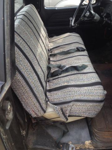 1966 Black Ford F-100 Standard Cab Pickup