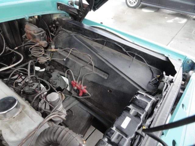 1966 Teal Ford F-100 short wheel base