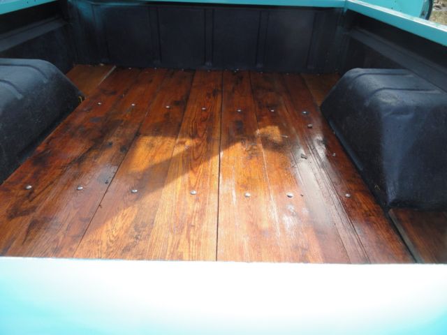 1966 Teal Ford F-100 short wheel base