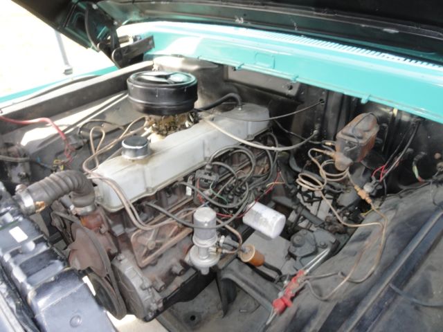 1966 Teal Ford F-100 short wheel base