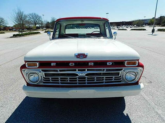 1966 Red/White Ford F-100 Ford Custom Cab