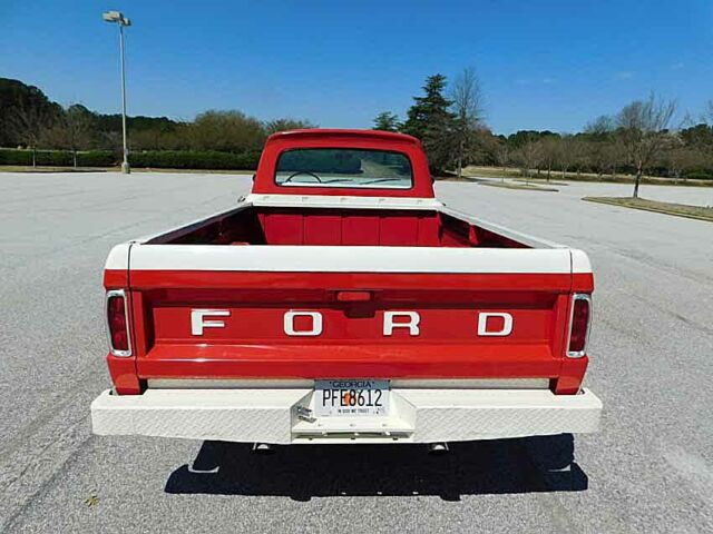 1966 Red/White Ford F-100 Ford Custom Cab