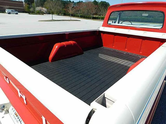 1966 Red/White Ford F-100 Ford Custom Cab