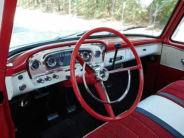 1966 Red/White Ford F-100 Ford Custom Cab