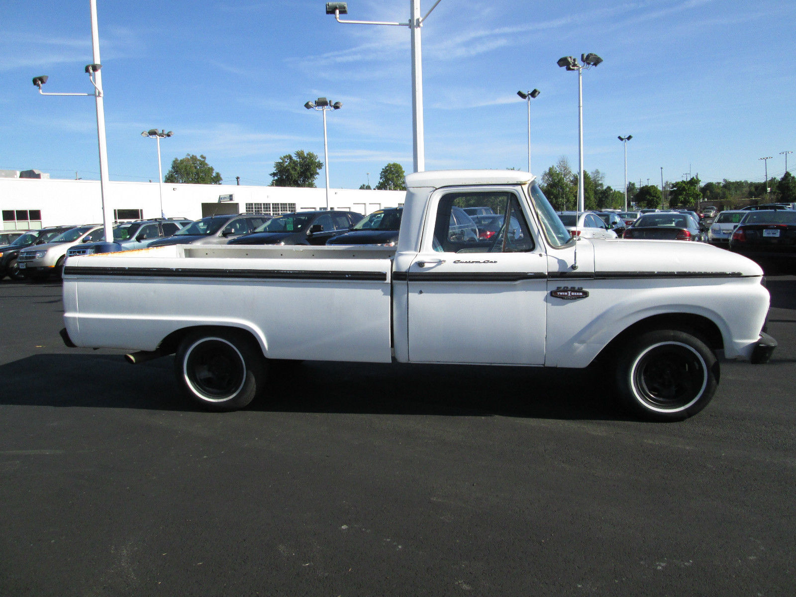 1966 White Ford F-100 Standard Cab Pickup