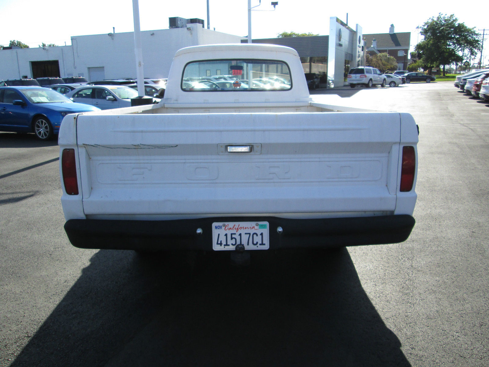 1966 White Ford F-100 Standard Cab Pickup
