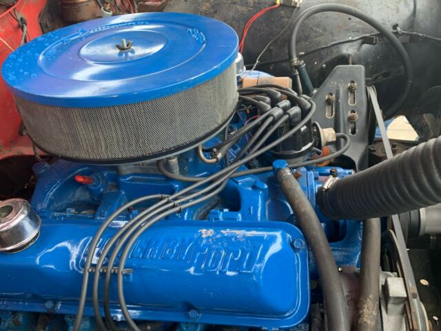 1966 Red Ford F-250 pickup