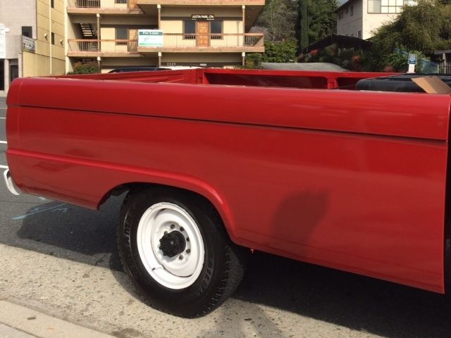 1966 Red with white top Ford F-250 pick up single cab