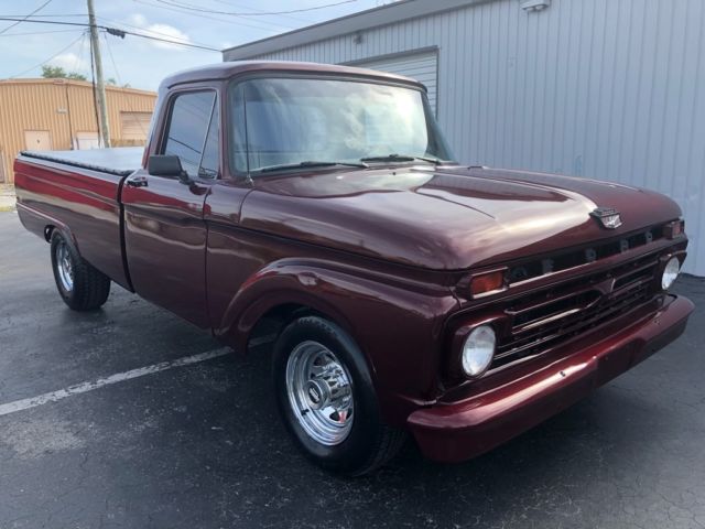 1966 Maroon Ford F-250 --