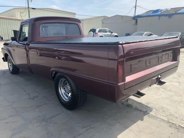 1966 Maroon Ford F-250 --