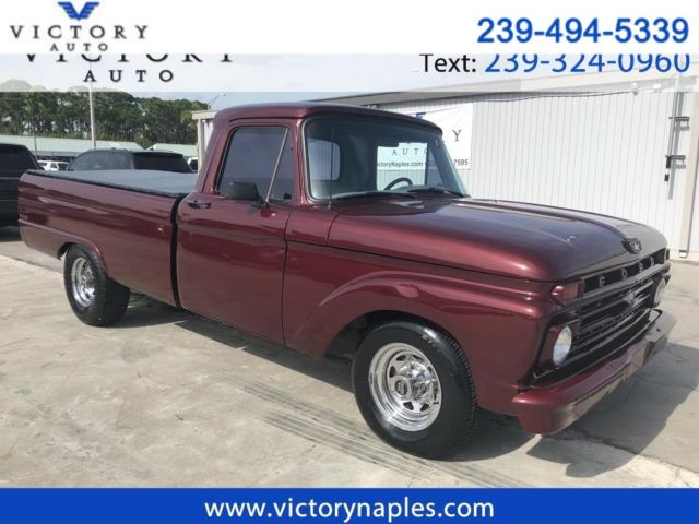 1966 Maroon Ford F-250 --