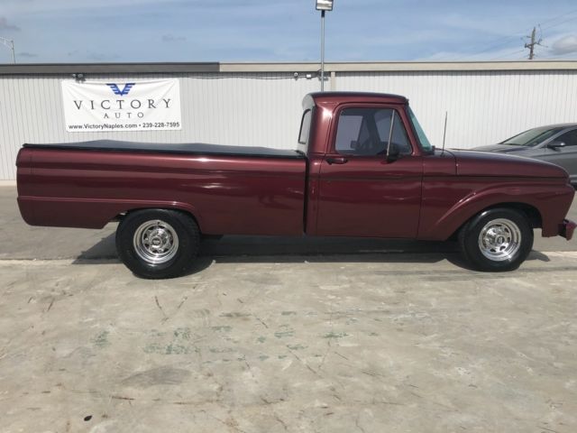 1966 Maroon Ford F-250 --