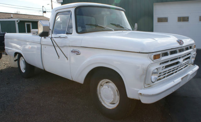 1966 White Ford F-250