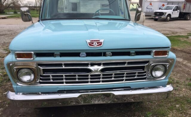 1966 Blue Ford F-350 Standard Cab Pickup