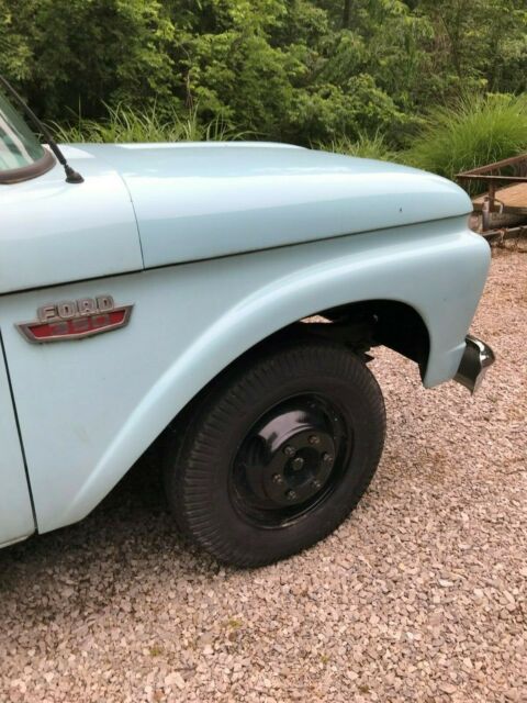 1966 Blue Ford F-350 Standard Cab Pickup