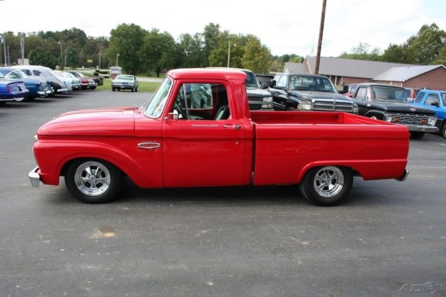 1966 Red Ford F-100 Pickup Truck