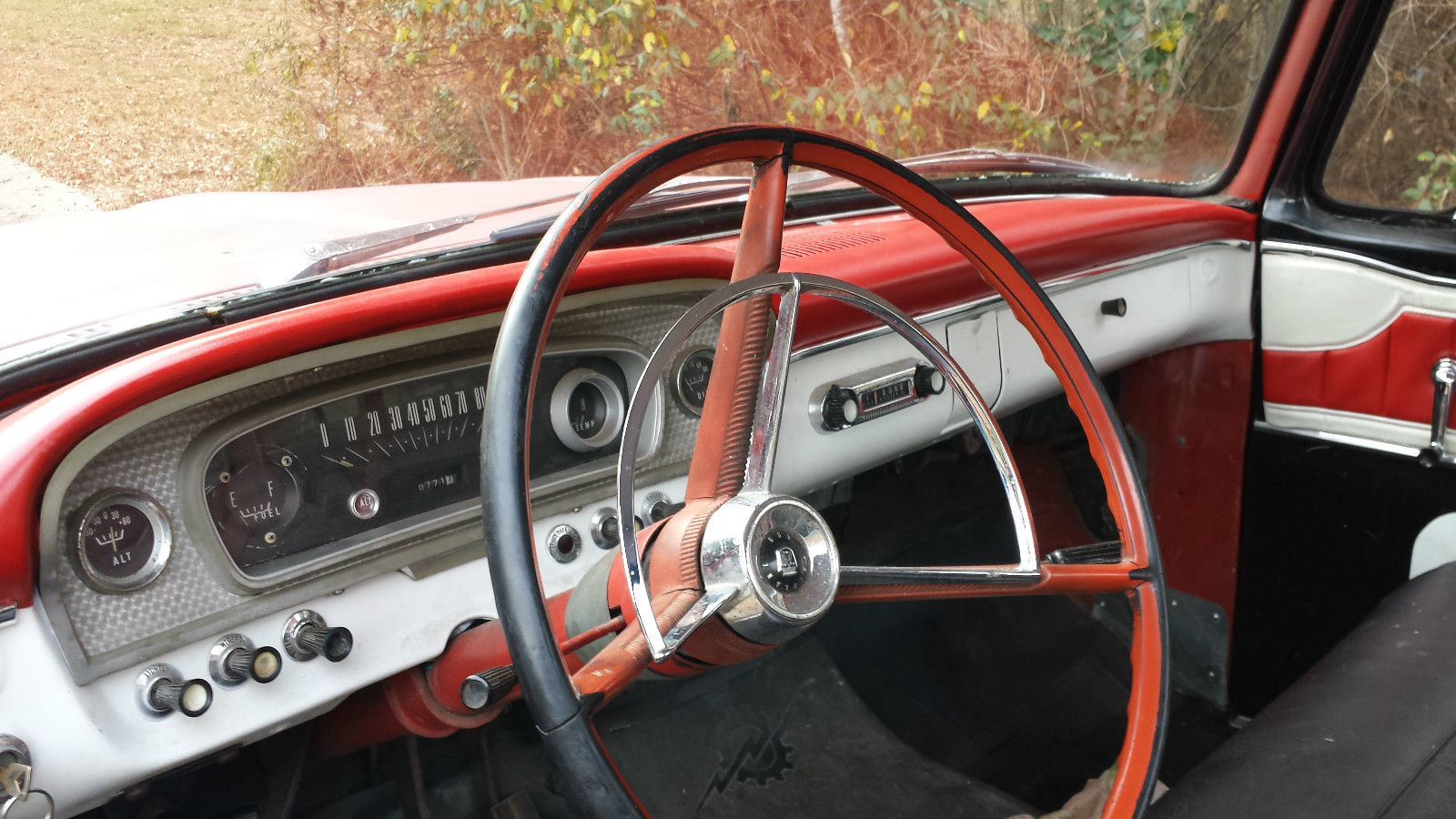 1966 Red Ford F-100 Standard Cab Pickup