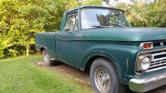 1966 Black Ford F-100