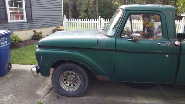 1966 Black Ford F-100