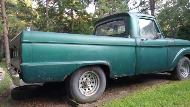 1966 Black Ford F-100