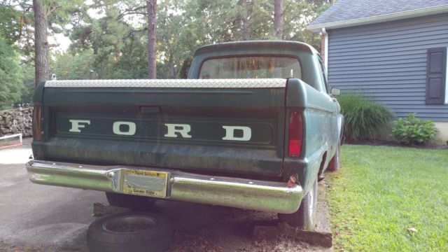 1966 Black Ford F-100