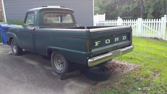 1966 Black Ford F-100