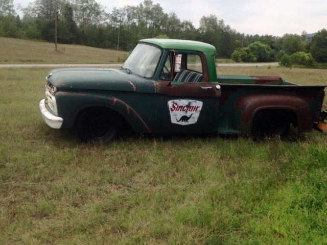 1966 Green Ford F-100 Standard Cab Pickup