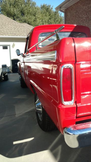 1966 Red Ford F-100 Pick up