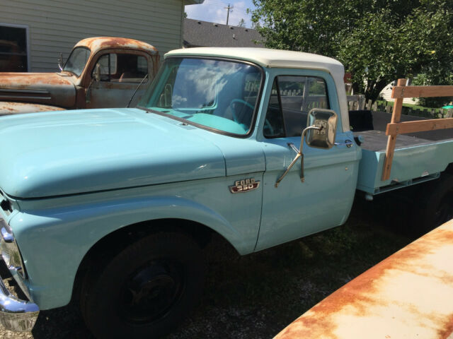 1966 Blue Ford F-350 Cab & Chassis