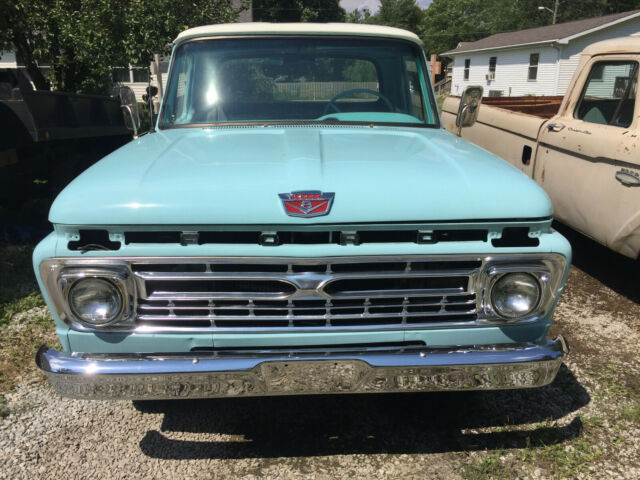 1966 Blue Ford F-350 Cab & Chassis