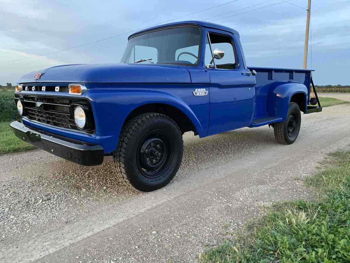 1966 Blue Ford F350 Pickup
