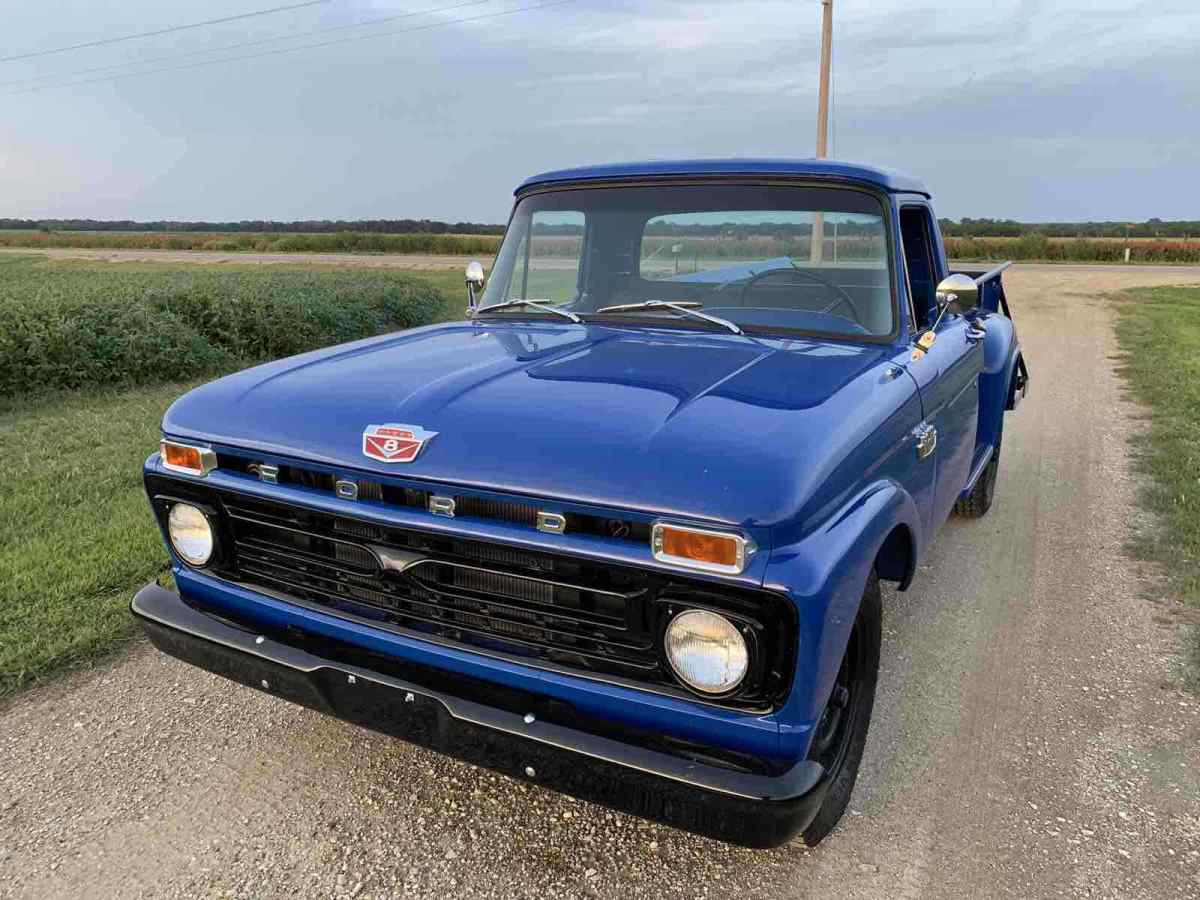 1966 Blue Ford F350 Pickup