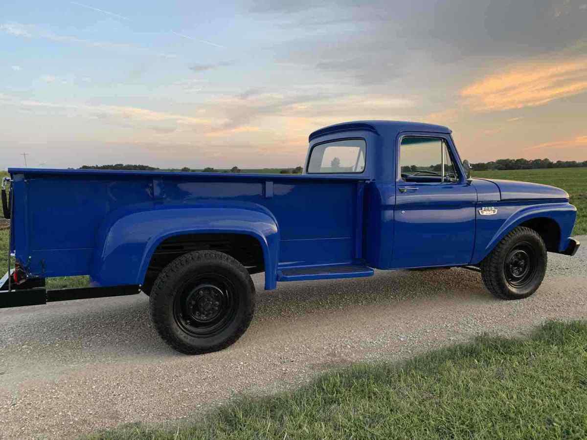 1966 Blue Ford F350 Pickup