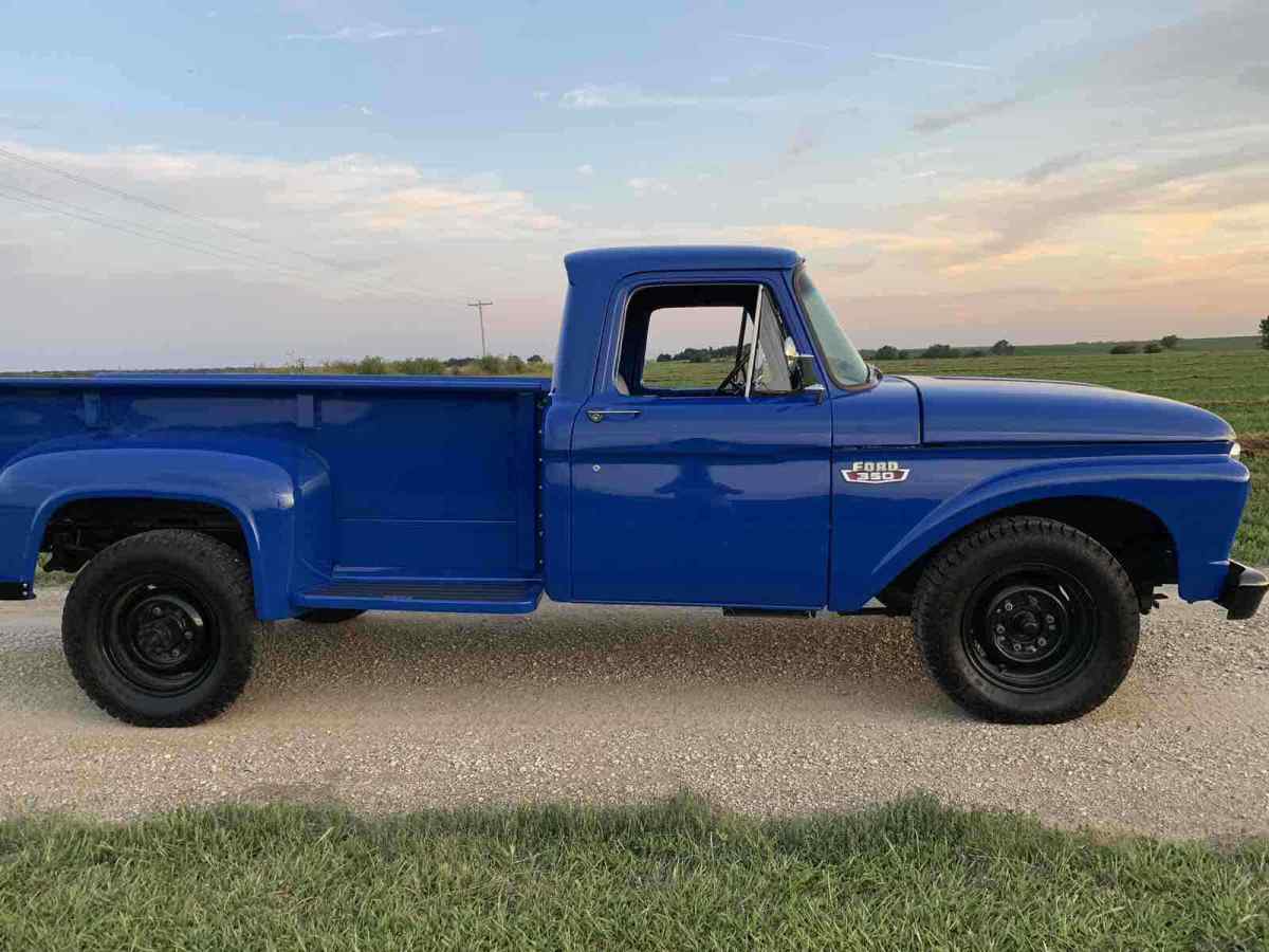 1966 Blue Ford F350 Pickup