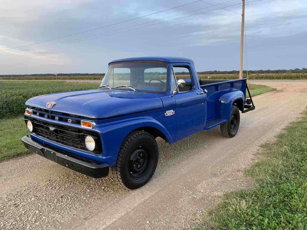 1966 Blue Ford F350 Pickup