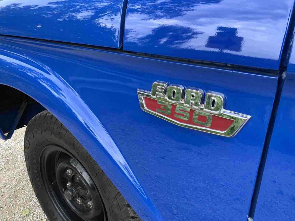1966 Blue Ford F350 Pickup