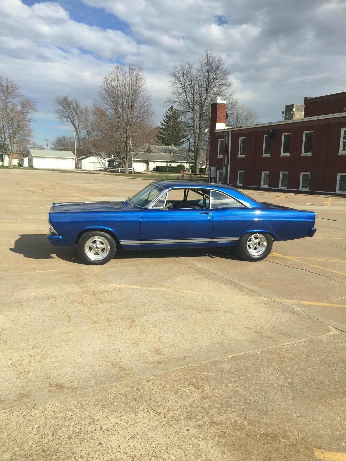 1966 Burgundy Ford Fairlane Coupe
