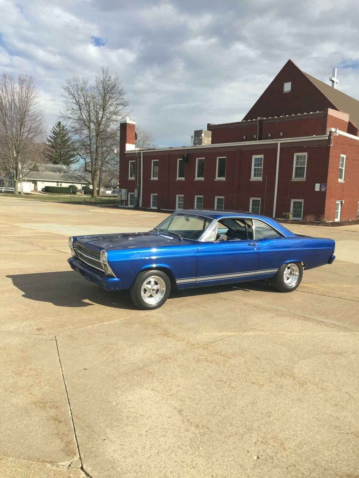 1966 Burgundy Ford Fairlane Coupe
