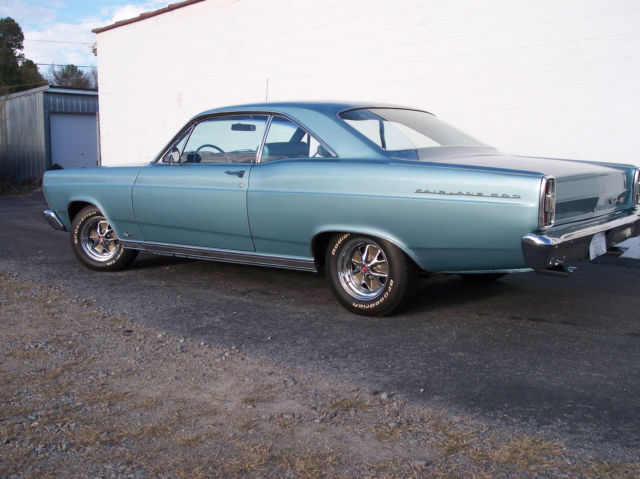 1966 Tahoe Turquoise Ford Fairlane Hardtop