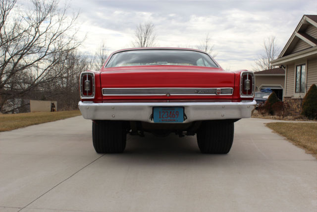 1966 Red Ford Fairlane U/K