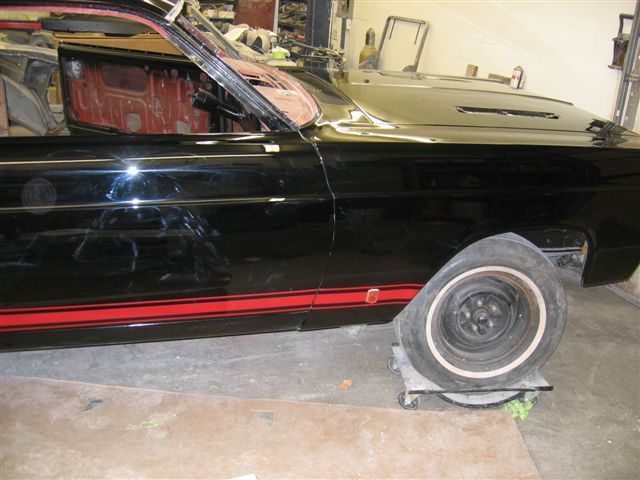 1966 Black Ford Fairlane Coupe
