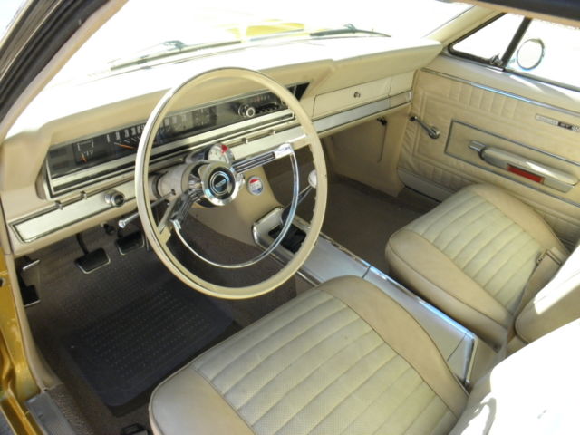 1966 Gold Ford Fairlane hardtop
