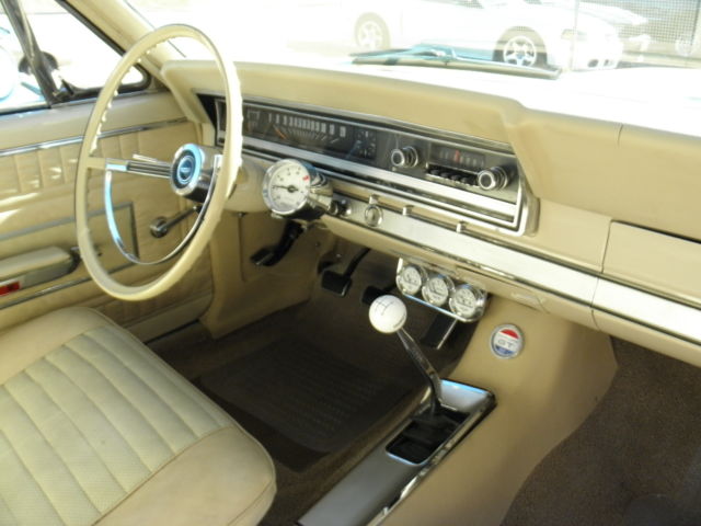 1966 Gold Ford Fairlane hardtop
