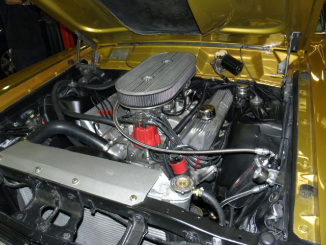 1966 Gold Ford Fairlane hardtop