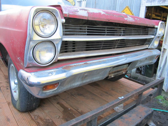 1966 Red Ford Fairlane 2 Door