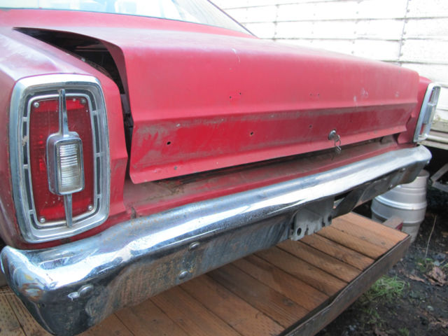 1966 Red Ford Fairlane 2 Door