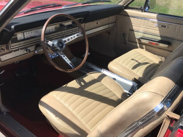 1966 Red Ford Fairlane Convertible