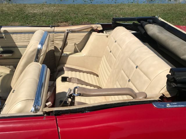 1966 Red Ford Fairlane Convertible