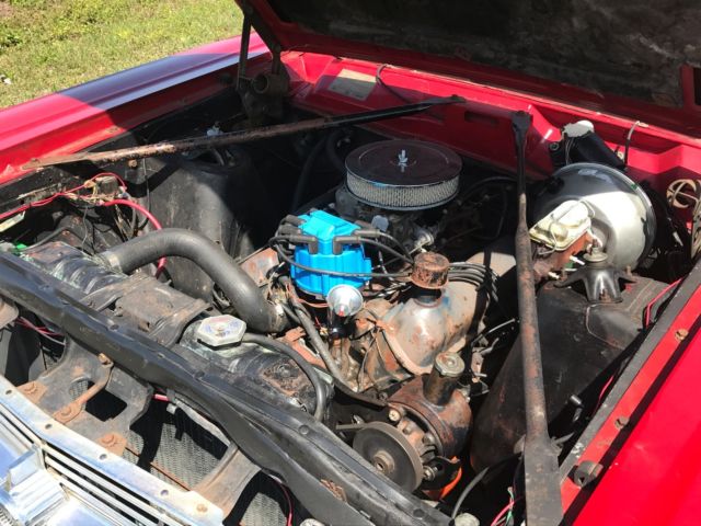 1966 Red Ford Fairlane Convertible